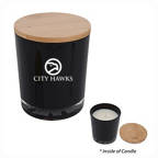 View larger image of Add Your Logo: Modern Bamboo Soy Candle